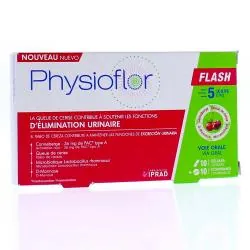 IPRAD Physioflor Flash élimination urinaire 10 gélules +10 comprimés