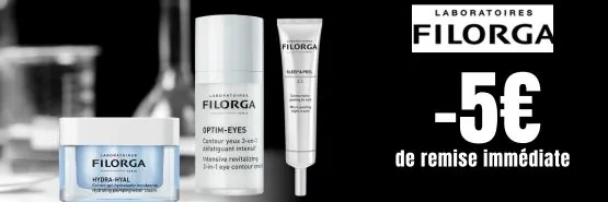 FILORGA -5€ sur une sélection