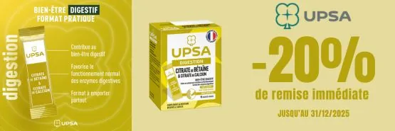 UPSA Citrate en sticks -20% de réduction