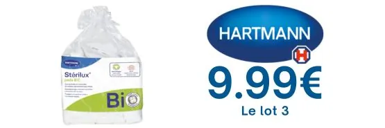 HARTMANN 9.99€ les 3 produits