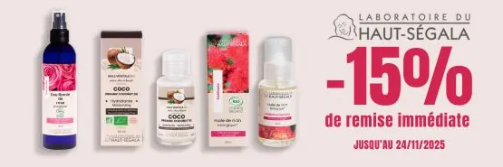 HAUT-SEGALA -15% sur une sélection