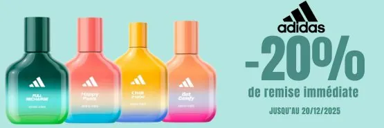 ADIDAS -20% sur les eaux de parfum