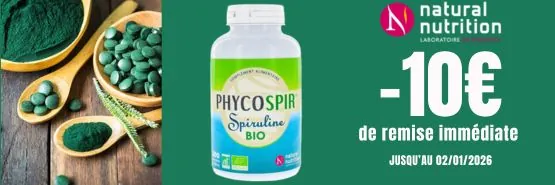NATURAL NUTRITION Spiruline -10€