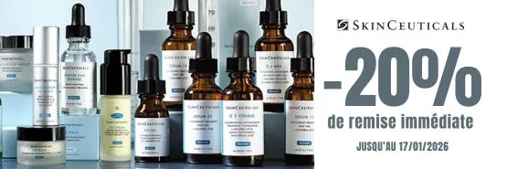 SKINCEUTICALS -20% sur une sélection