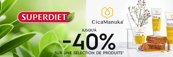 SUPERDIET / CICAMANOUKA jusqu'à -40%