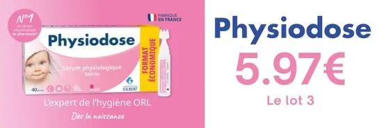 PHYSIODOSE 5.97€ les 3