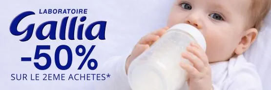 GALLIA -50% sur le deuxième produit