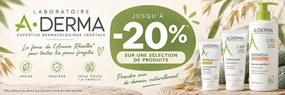 ADERMA jusqu'à -20%
